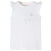 vidaXL Kinder-T-Shirt mit R&uuml;schen&auml;rmeln Lila 128