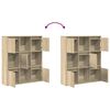vidaXL B&uuml;cherregal Sonoma-Eiche 89x24x101,5 cm Holzwerkstoff