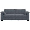 vidaXL 3-Sitzer-Sofa Dunkelgrau 178 cm Samt