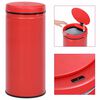 vidaXL Automatischer Sensor-M&uuml;lleimer 80 L Kohlenstoffstahl Rot