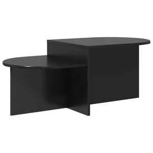 vidaXL Couchtisch Schwarz Eichen-Optik 100 x 50 x 40 cm Holzwerkstoff