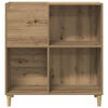 vidaXL Plattenschrank Artisan-Eiche 84,5x38x89 cm Holzwerkstoff