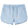 Kindershorts Helles Jeansblau 92