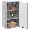 vidaXL Badezimmerschrank Wandmontiert Graues Sonoma 39 x 23,5 x 65 cm