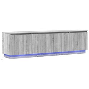 vidaXL TV-Schr&auml;nk 180 x 38 x 49 cm Graues Sonoma Holzwerkstoff