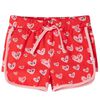 Kindershorts mit Kordelzug Rot 140