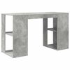 vidaXL Schreibtisch Beton Grau 130 x 50,5 x 75 cm Holzwerkstoff