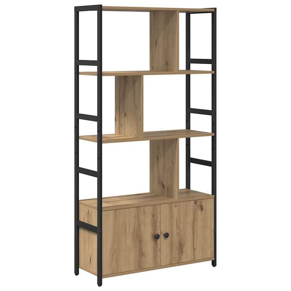 vidaXL Bücherregal Artisan-Eiche 80 x 30 x 155,5 cm Holzwerkstoff
