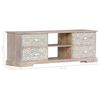 vidaXL TV-Schrank 120x30x40 cm Massivholz Akazie