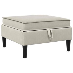 vidaXL Sofa-Hocker mit Stauraum Hafer Samt