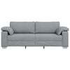 vidaXL Sofa 178cm Hellgrau Stoff