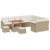 vidaXL Garten-Sofa-Set 12 Stk. 11-Sitzanzahl Beige