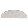 vidaXL Stufenmatten Selbstklebend Sisal-Optik 30Stk. 65x21x4cm Platina