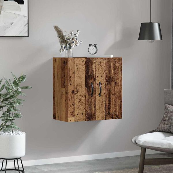 vidaXL Wandschrank Wandmontiert Altholz 60 x 31 x 60 cm Holzwerkstoff