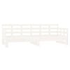 vidaXL Tagesbett Ausziehbar Wei&szlig; Massivholz Kiefer 2x(80x200) cm