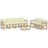 vidaXL Outdoor-Sofagarnitur 7 stk.