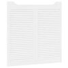 vidaXL Schwingt&uuml;ren 2 pcs Wei&szlig; Massives Kiefernholz