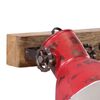 vidaXL Wandleuchte 25 W Rot 65x25 cm E27