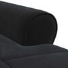 vidaXL Lounge-Liege mit Kissen Schwarz 91 x 157 x 91 cm Samt