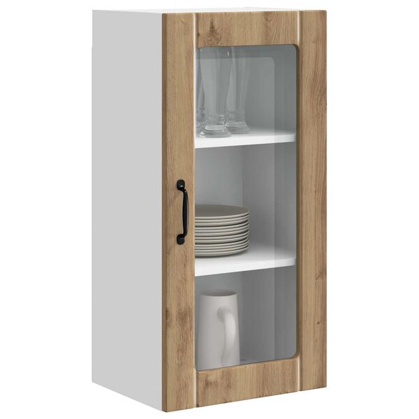 vidaXL K&uuml;chenschrank Artisan-Eiche 40 x 31 x 80 cm Holzwerkstoff
