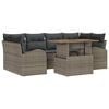 vidaXL Garten-Sofa-Set 7 stk. Grau