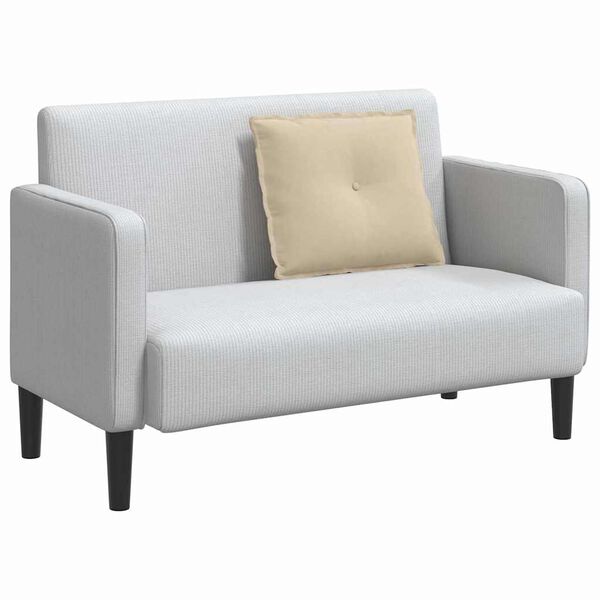 vidaXL R&uuml;ckenkissen Creme 60 x 50 cm Mikrofaserstoff