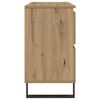 vidaXL Waschbeckenunterschrank Artisan-Eiche 80x33x60 cm Holzwerkstoff