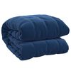 vidaXL Gewichtsdecke Blau 220x230 cm 15 kg Stoff