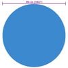 vidaXL Poolabdeckung Blau 356 cm PE