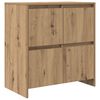 vidaXL Sideboard 2 pcs Artisan-Eiche 70 x 41 x 75 cm Holzwerkstoff