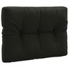 vidaXL Pallet R&uuml;ckenpolster VIANEN 100 % Polyester Schwarz