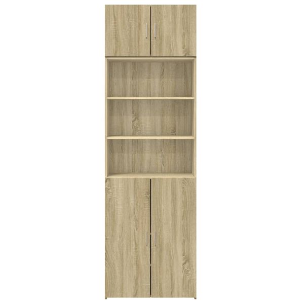 vidaXL Hochschrank Sonoma-Eiche 70x42,5x225 cm Holzwerkstoff