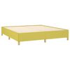 vidaXL Boxspringbett mit Matratze Gr&uuml;n 180x200 cm Stoff