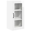 vidaXL Wandglas-Schrank PORTO Hochglanz Wei&szlig; 40 x 31 x 80 cm