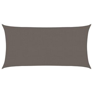 vidaXL Sonnensegel 160 g/m&sup2; Anthrazit 2,5x5 m HDPE