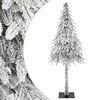 vidaXL K&uuml;nstlicher Weihnachtsbaum Wei&szlig; 120 cm Polyethylen und Metall