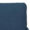 vidaXL Sofas mit Kissen 110cm Blau Sperrholz