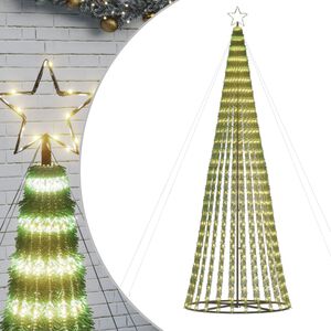 vidaXL LED Weihnachtsbaum 688 LEDs Warmwei&szlig; 300 cm