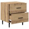 vidaXL Nachttisch 2 pcs Artisan-Eiche 40 x 35 x 47,5 cm Holzwerkstoff