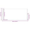 vidaXL Seitenmarkise Ausziehbar 220x500 cm Grau