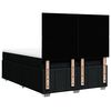 vidaXL Boxspringbett mit Matratze Schwarz 160x200 cm Stoff