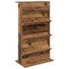vidaXL Magazinregal Altholz 70 x 41 x 126 cm Holzwerkstoff