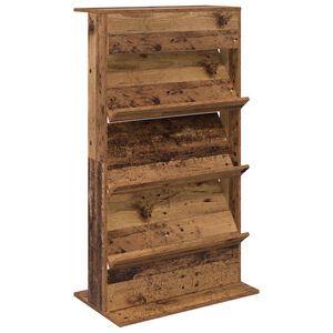 vidaXL Magazinregal Altholz 70 x 41 x 126 cm Holzwerkstoff