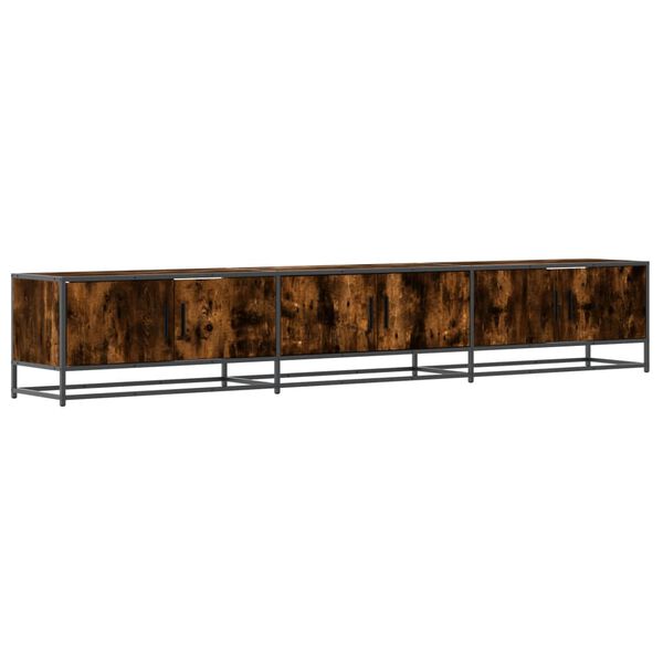 vidaXL TV-Schrank Räuchereiche 240x35x41 cm Holzwerkstoff
