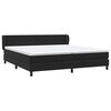 vidaXL Boxspringbett mit Matratzen Schwarz 180x210 cm Samt