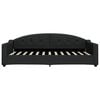 vidaXL Tagesbett mit Matratze Schwarz 100x200 cm Stoff