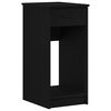 vidaXL Computerschrank mit Schublade Schwarz 35x45x77 cm