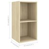 vidaXL 3-tlg. TV-Schrank-Set Sonoma-Eiche Holzwerkstoff