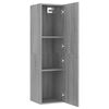 vidaXL TV-Wandschrank Grau Sonoma 30,5x30x110 cm
