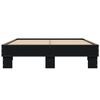 vidaXL Bettgestell Schwarz 120x190 cm Holzwerkstoff und Metall